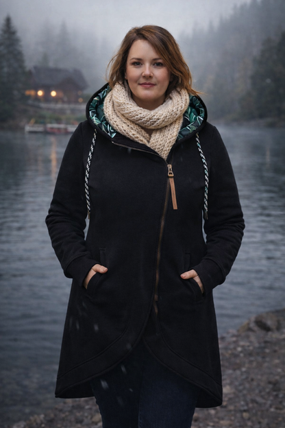 Manteau d'hiver premium pour femme chaud & élégent